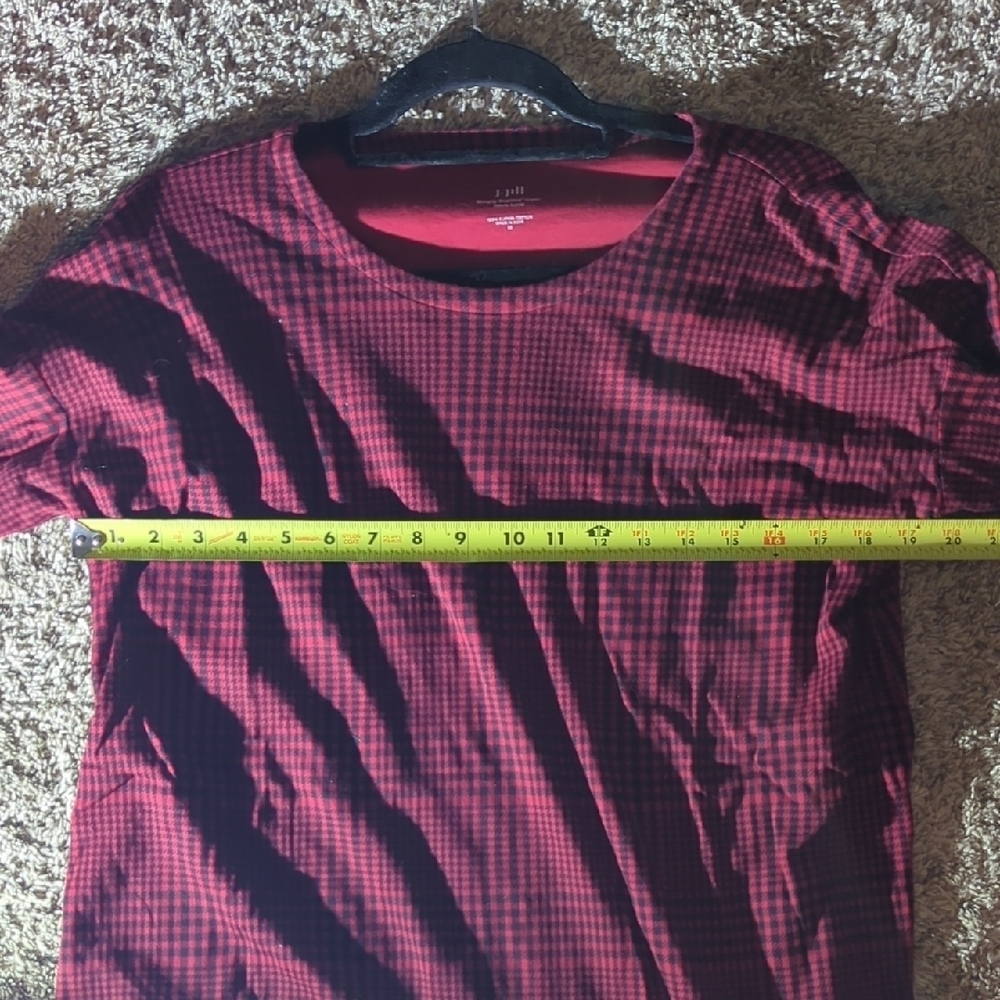 J. Jill Red and Black Plaid Tunic - Picture 5 of 7